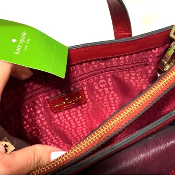 NWT Kate Spade Zarinah Hyde Place Leather/Calf Hair Satchel